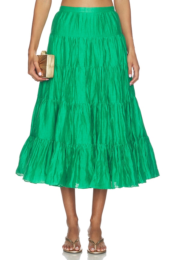 view 1 of 6 FALDA ONDINE in Emerald