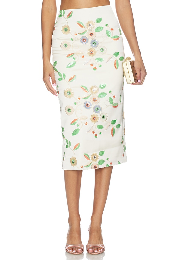 view 1 of 6 FALDA LIA in Floral Sequins