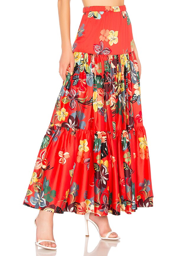 view 2 of 4 JUPE GAURI in Calipso Red