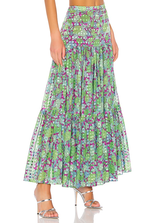 view 2 of 4 Grizelda Skirt in Purple Bouquet