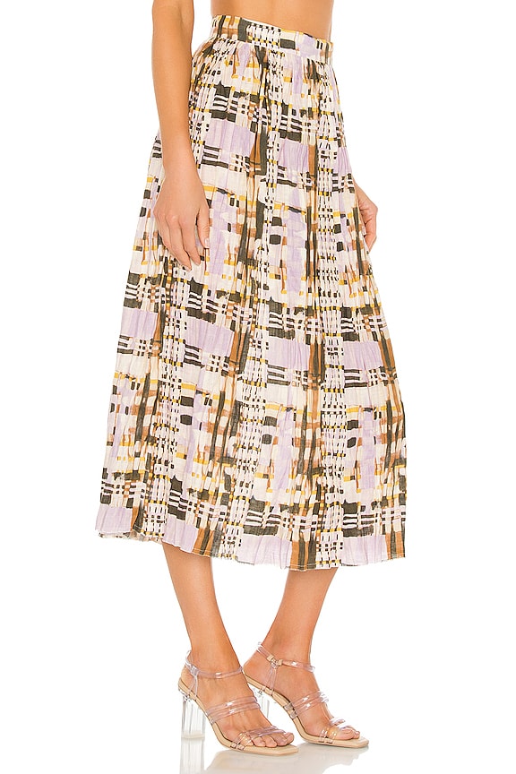 view 2 of 4 NEREA スカート in Lilac Plaid