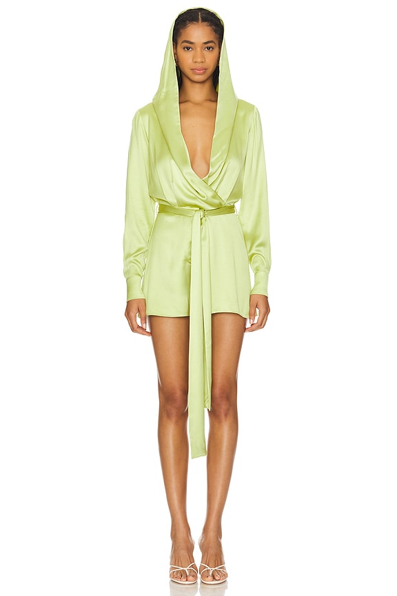 view 2 of 4 Gillian Romper in Pale Green