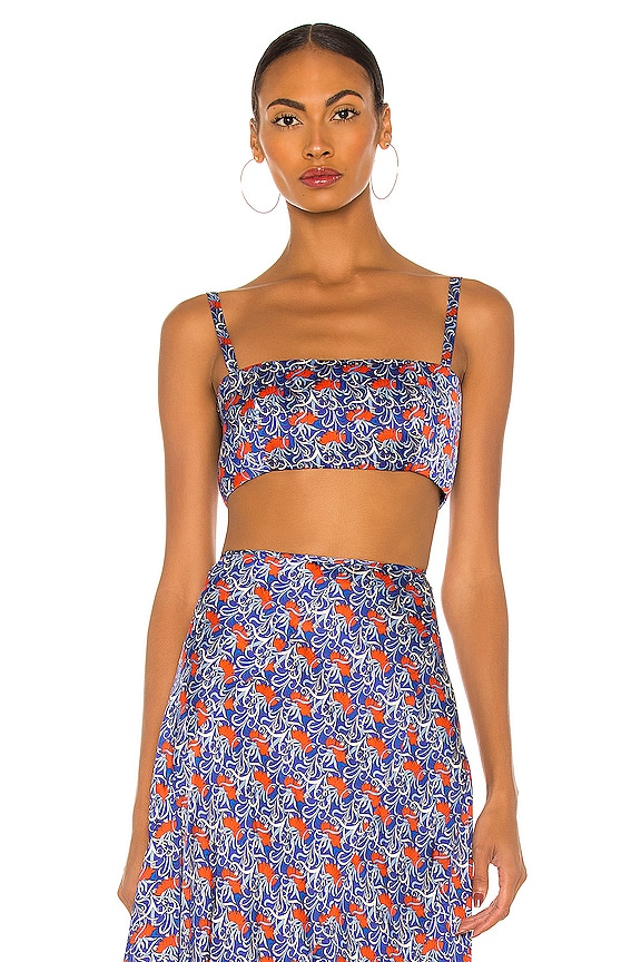 view 1 of 4 Radja Top in Azure Lilies