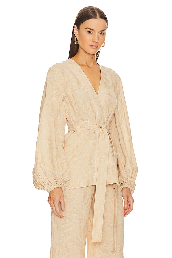 view 2 of 4 Athena Top in Tan