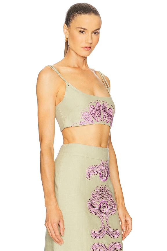 view 2 of 4 Genga Top in Sage Lilac