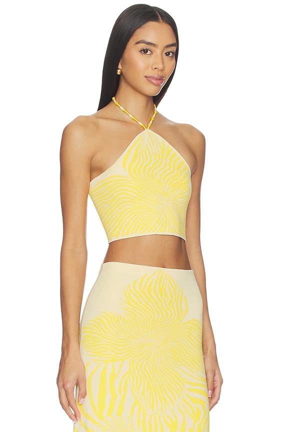 view 2 of 4 Gala Top in Yellow Bloom