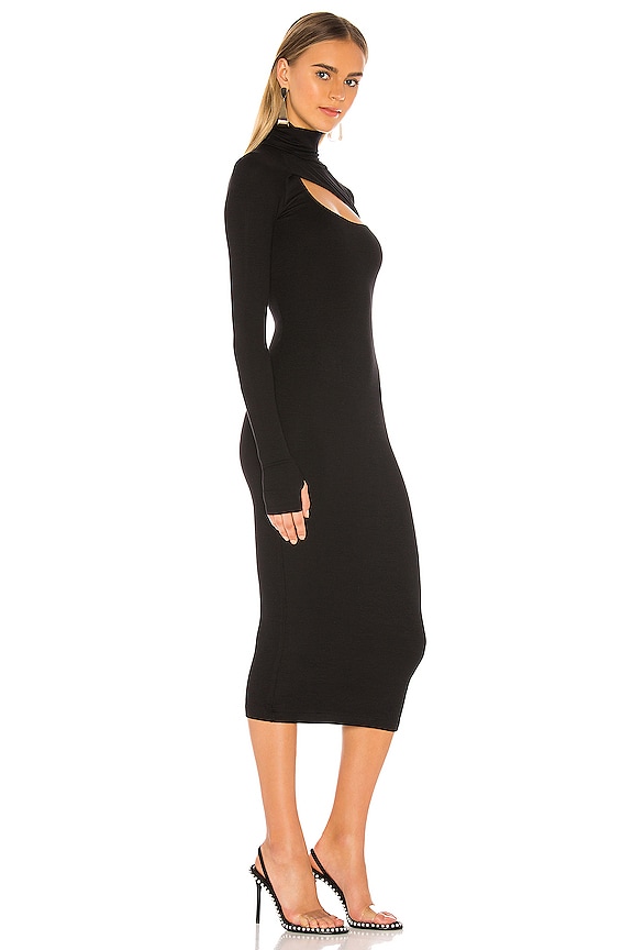 view 2 of 3 ROBE MI-LONGUE CLARKSON in Black