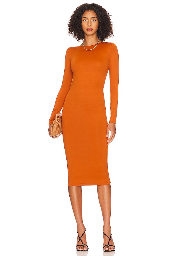 view 2 of 3 ПЛАТЬЕ МИДИ EDEN in Rust