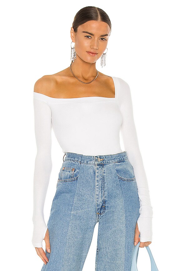 view 1 of 5 Hester Bodysuit in White