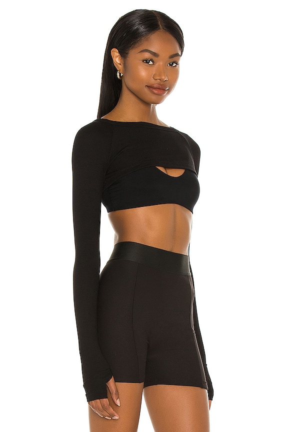 view 2 of 4 Remson Crop Top in Black