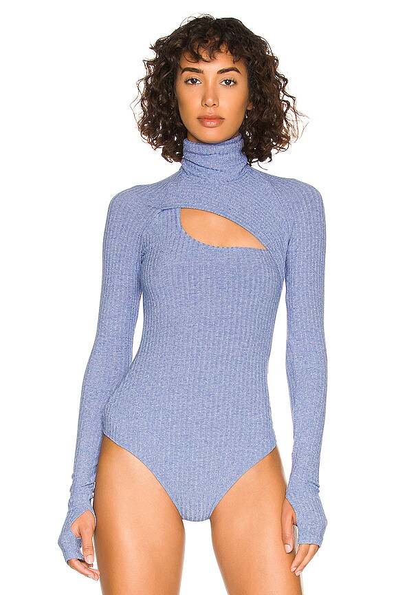 view 2 of 5 Carder Bodysuit in Chambray