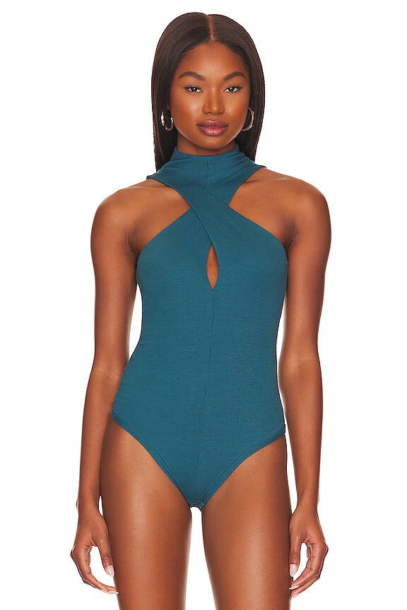 view 2 of 5 Eva Bodysuit in Prussian Blue