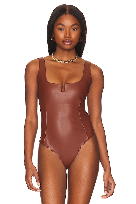 view 2 of 5 NEVE 바디수트 in Cinnamon