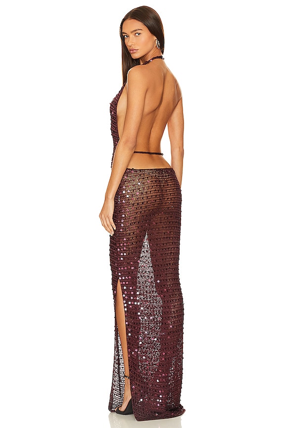 view 1 of 4 ROBE ENODIA in Burgundy