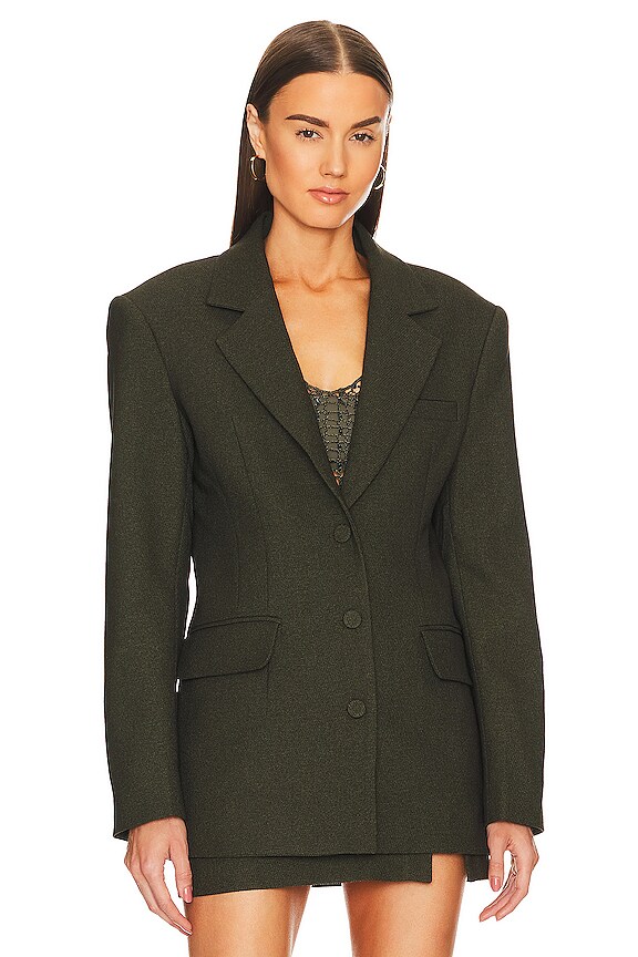 view 2 of 5 x REVOLVE Oversized Blazer in Olive Green