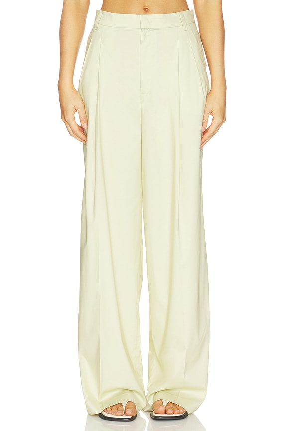 view 1 of 6 PANTALONES PATA ANCHA OLENA in Pear