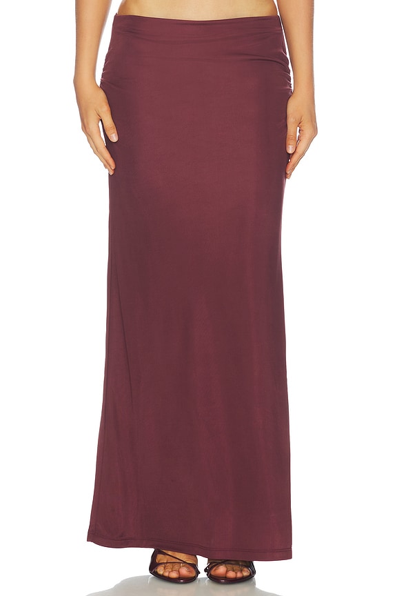 view 1 of 6 Kaima Skirt in Merlot