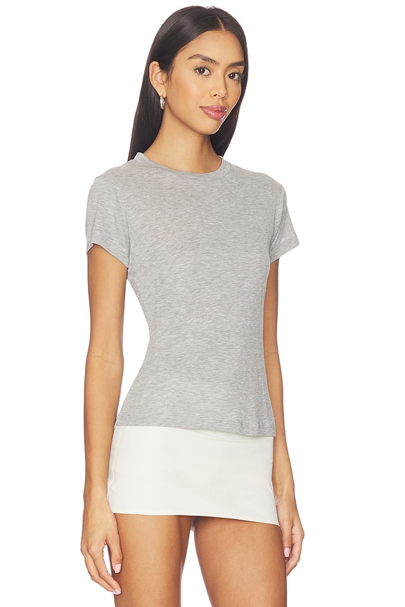 view 2 of 4 Baby Tee in Gray