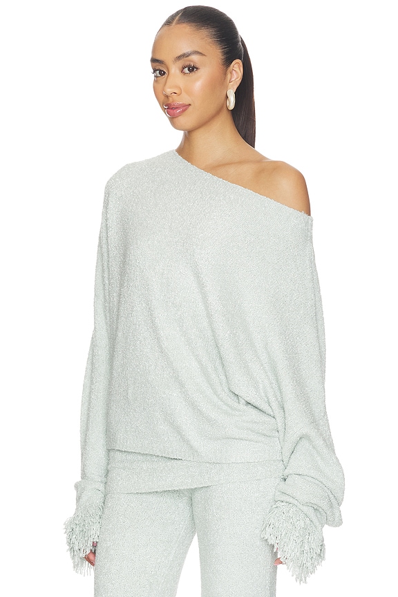 view 2 of 4 AZULA 롱슬리브 탑 in Sage