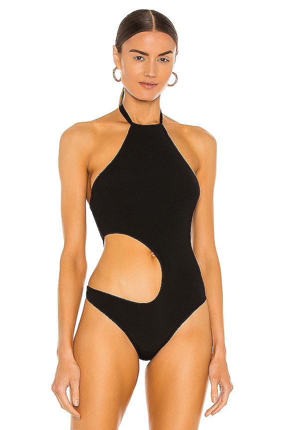 view 2 of 5 Jade Cutout Bodysuit in Black