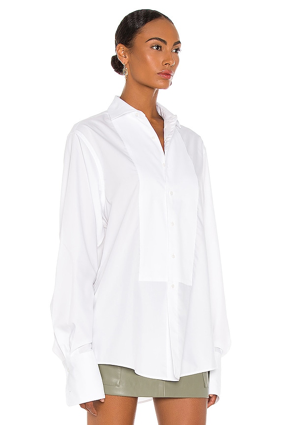 view 2 of 4 Tuxedo Shirt in White