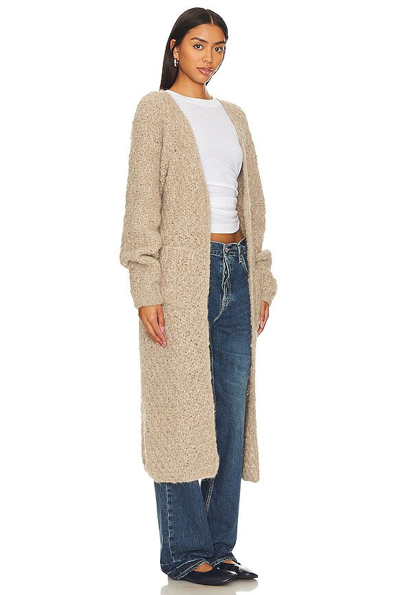 view 2 of 3 Abeto Cardigan in Brownish Grey