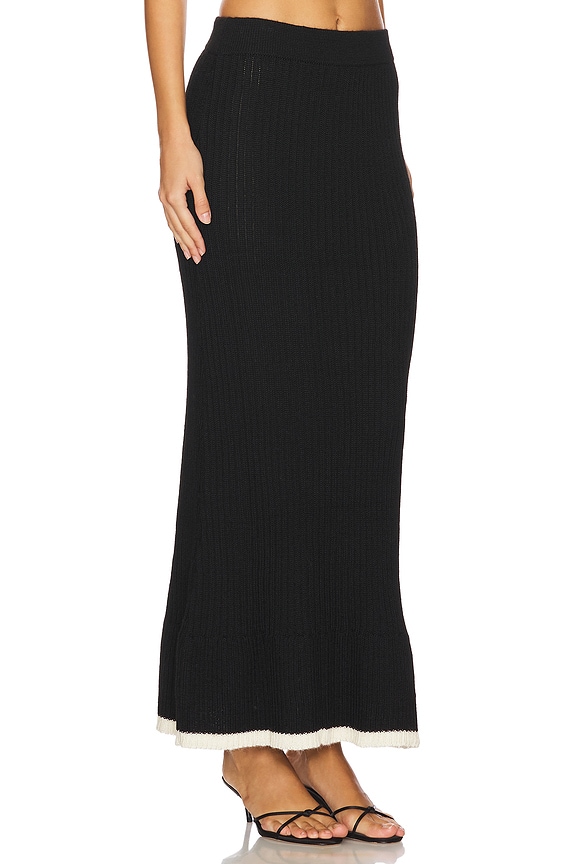 view 2 of 6 Llinpykuna Skirt in Black & Ivory