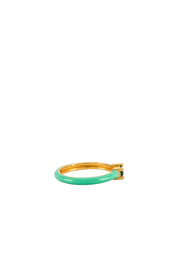 view 2 of 4 ANILLO ANNIE in Mint & Gold
