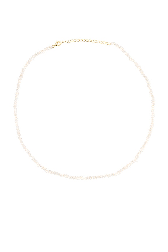 view 1 of 2 COLLAR TINY PEARLS in Gold