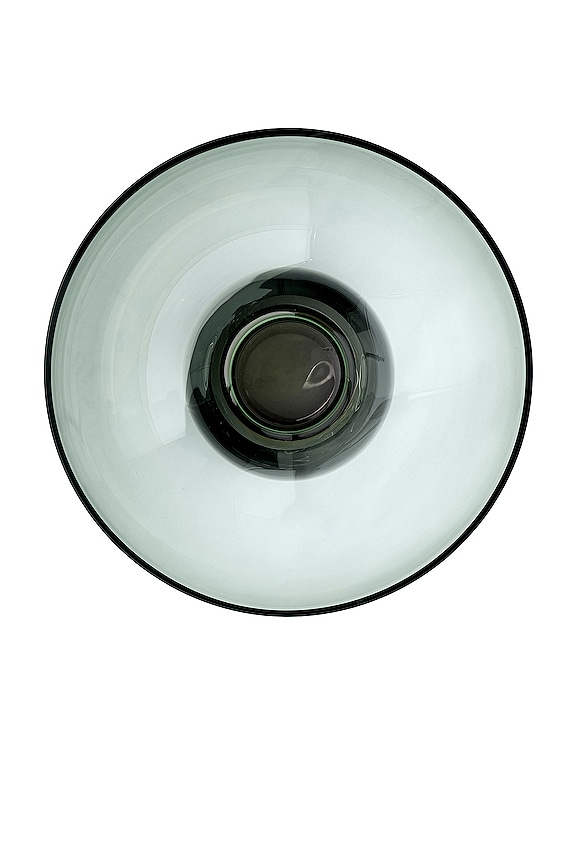 view 2 of 3 Torus Vase in Black & Forest