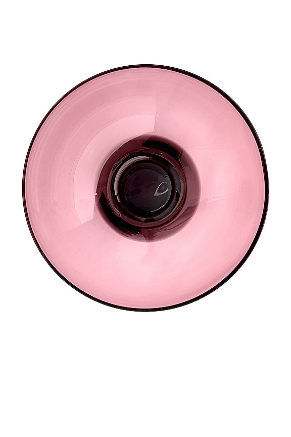 view 2 of 2 Torus Vase in Black & Rose