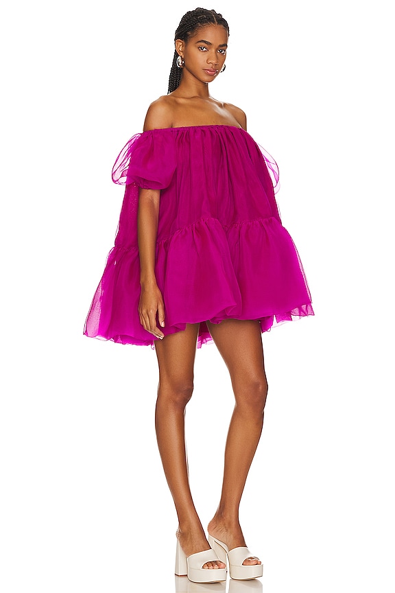 view 2 of 3 Elyssa Mini Dress in Magenta