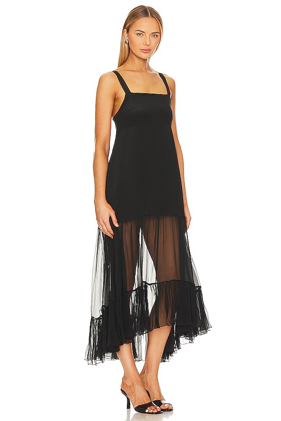 view 2 of 3 ROBE MAXI BELLEVUE in Black