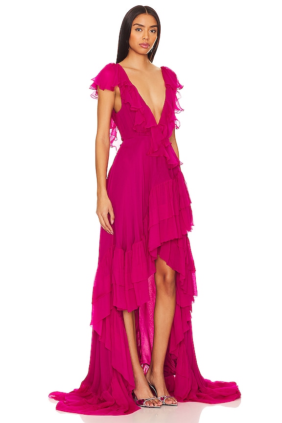 view 2 of 3 Wabash Gown in Magenta