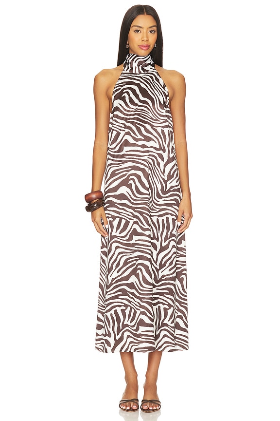 view 2 of 3 Meera Midi Dress in Zebra