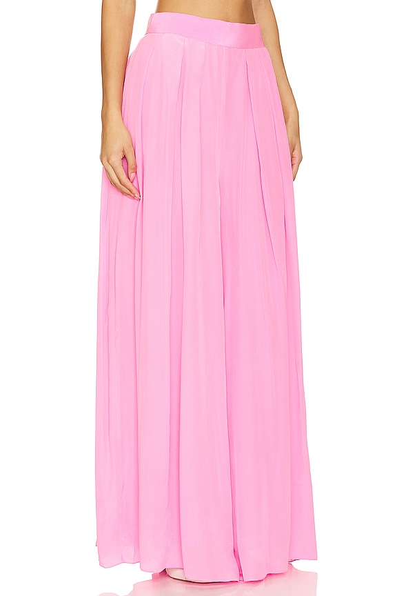 view 2 of 4 PANTALON LARGE ZORA in Fondant