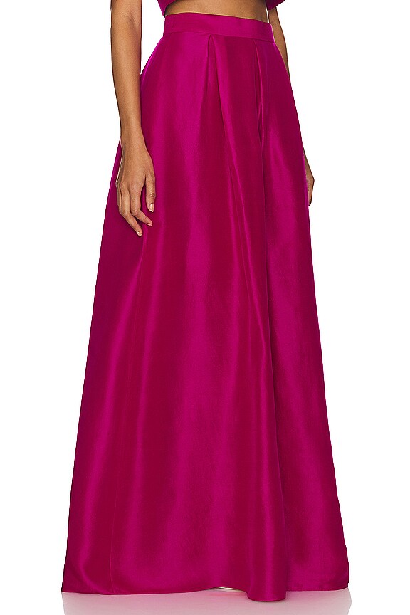 view 2 of 4 Sheridan Maxi Skirt in Magenta