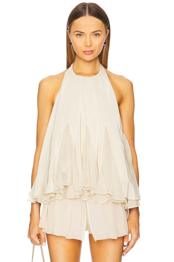 view 1 of 4 Sabine Top in Pearl