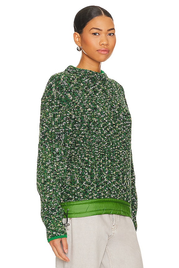 view 2 of 4 CUELLO REDONDO CHAMBERLAIN CASHMERE in Green