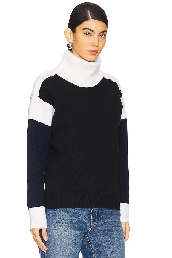 view 2 of 4 Bayer Cashmere Sweater in Sander Navy Multi