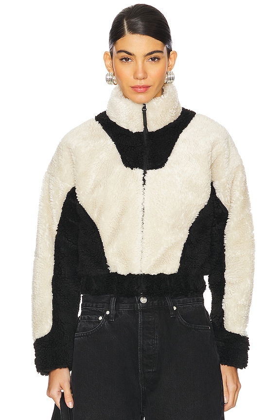 view 2 of 5 BRYCE フリースジャケット in Cloud White Multi