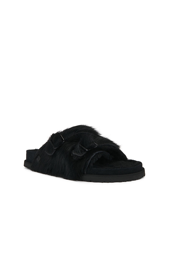 view 2 of 5 Zurich Pony Shearling 1774 Sandal in Black