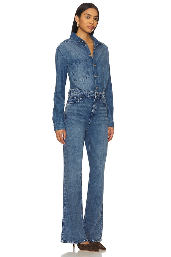 view 2 of 3 Bloom Jumpsuit in Blue Jeans