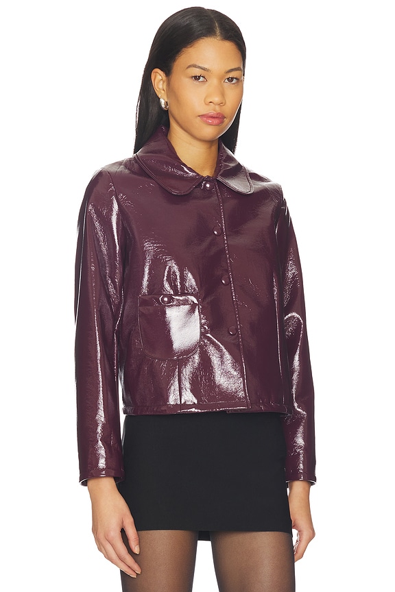 view 2 of 4 BLOUSON MEELOS in Burgundy