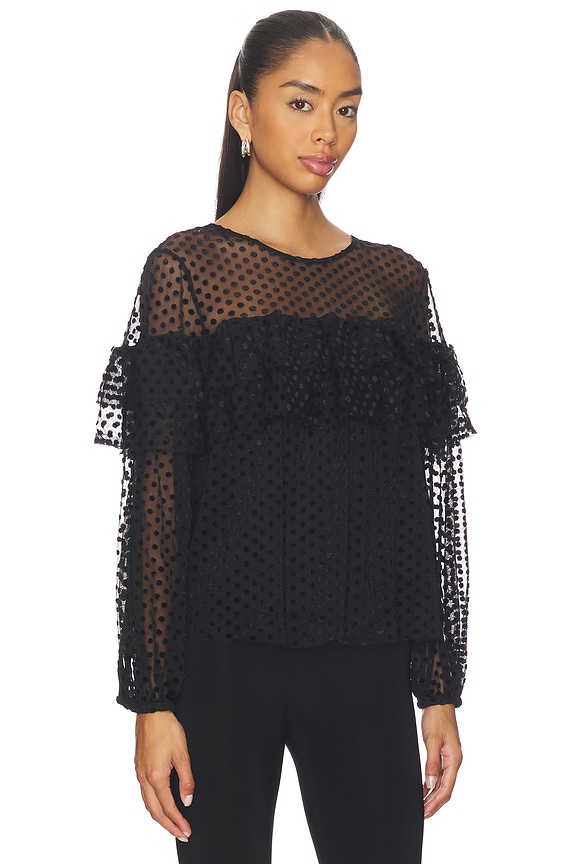 view 2 of 4 Raff Top in Noir