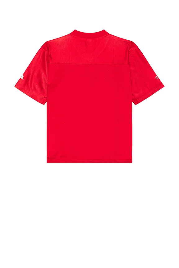 view 2 of 4 Big Logo Football Jersey in Red