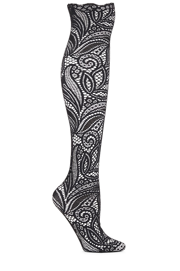 view 2 of 7 CHAUSSETTES in Black