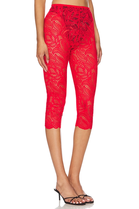 view 2 of 4 Cassia Capri Legging in Red
