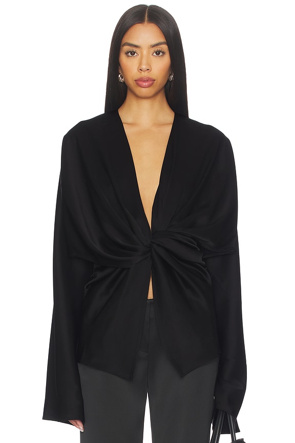 view 2 of 5 Veda Top in Black