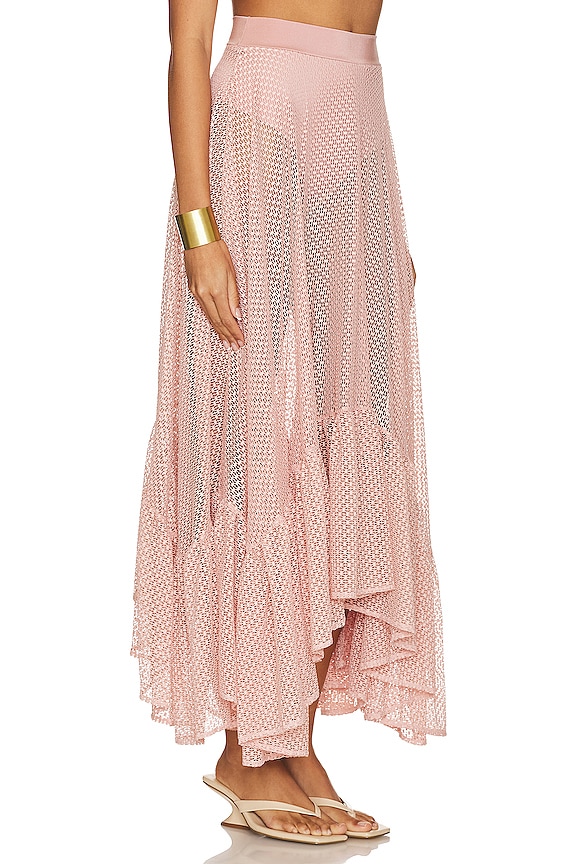 view 2 of 4 JUPE LONGUE JARDIN DE LAS ROSAS in Pink